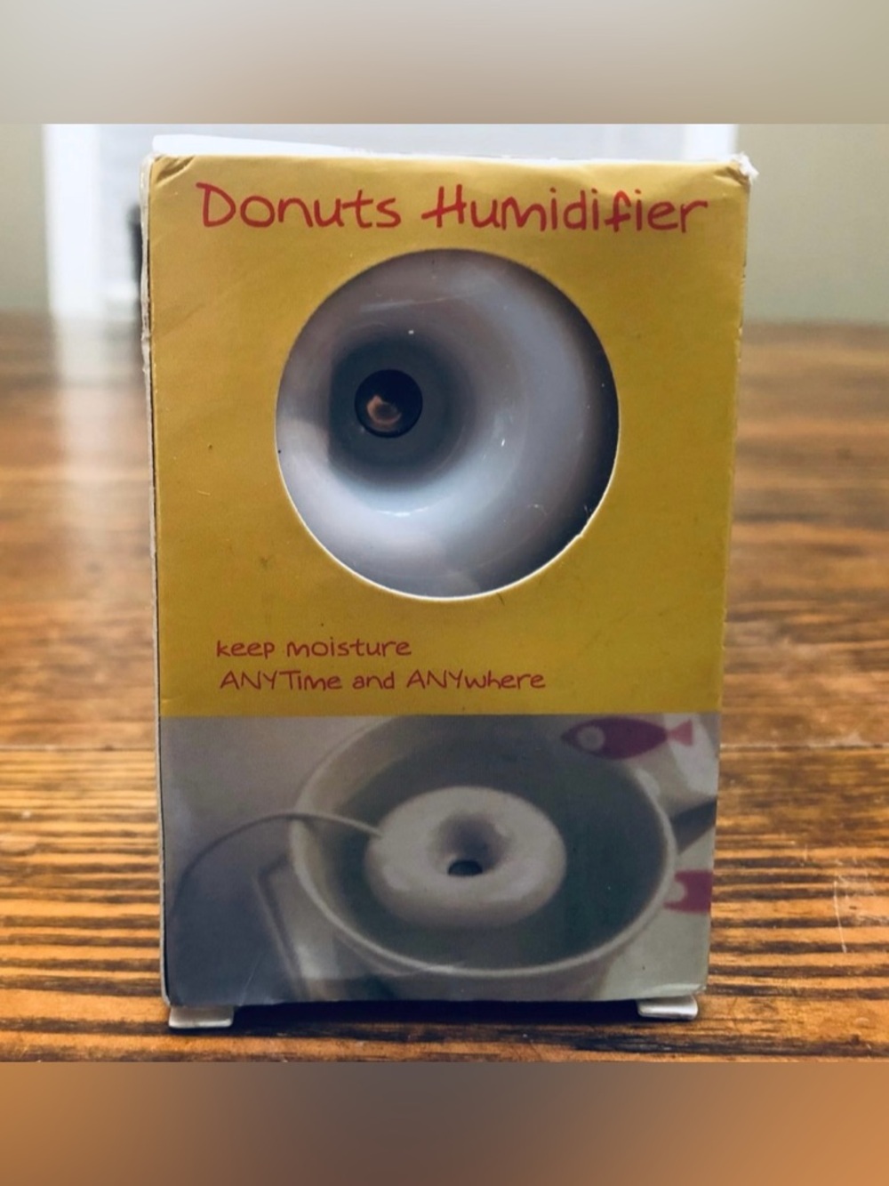 Portable Mini Atomization Humidifier Doughnut-Shaped USB for Home, Office, Car